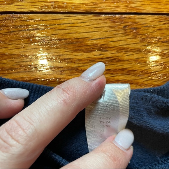 Baby Toddler Matching Set Blue Boy 1,5 2 years 18 24 Pants Sweatshirt H&M cotton - Picture 2 of 4